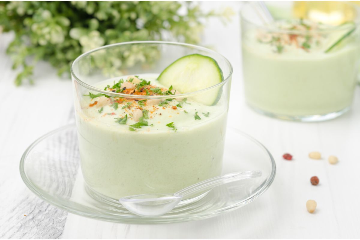 Velouté froid d'avocat