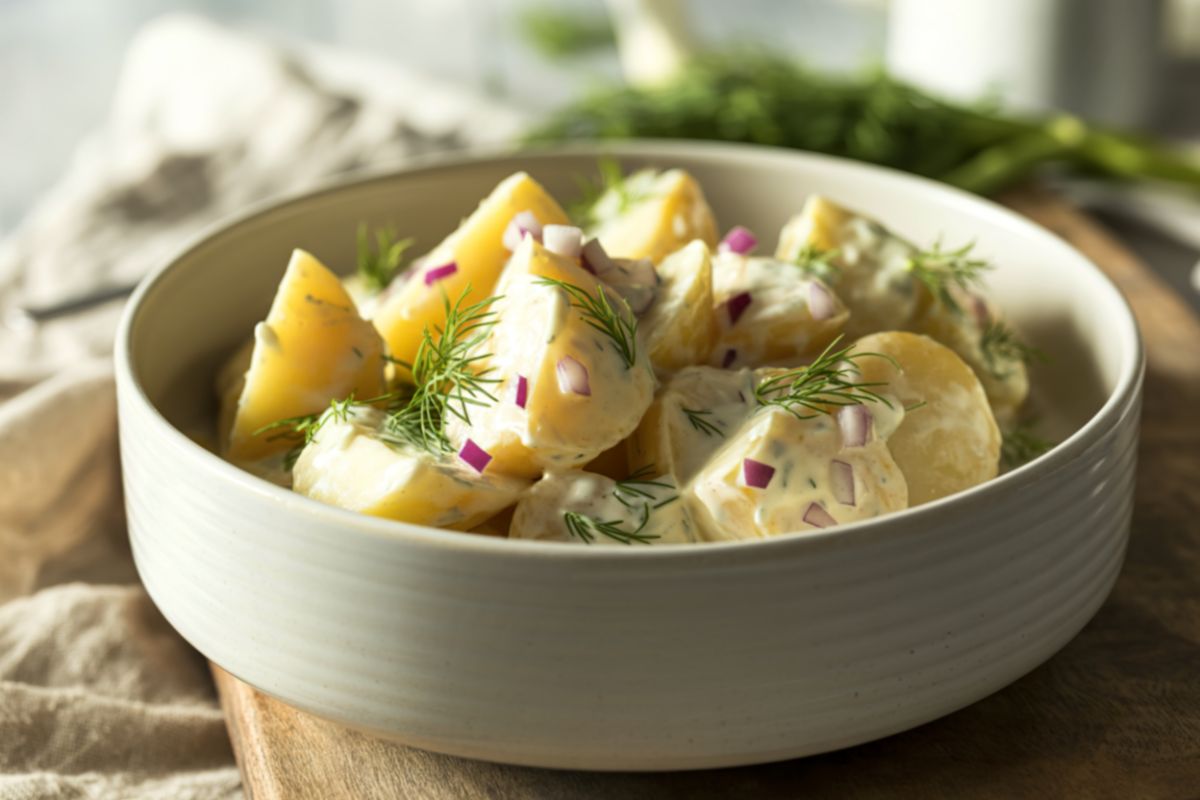 Salade de pomme de terre crémeuse