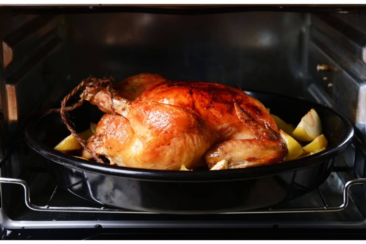 Poulet au four croustillant