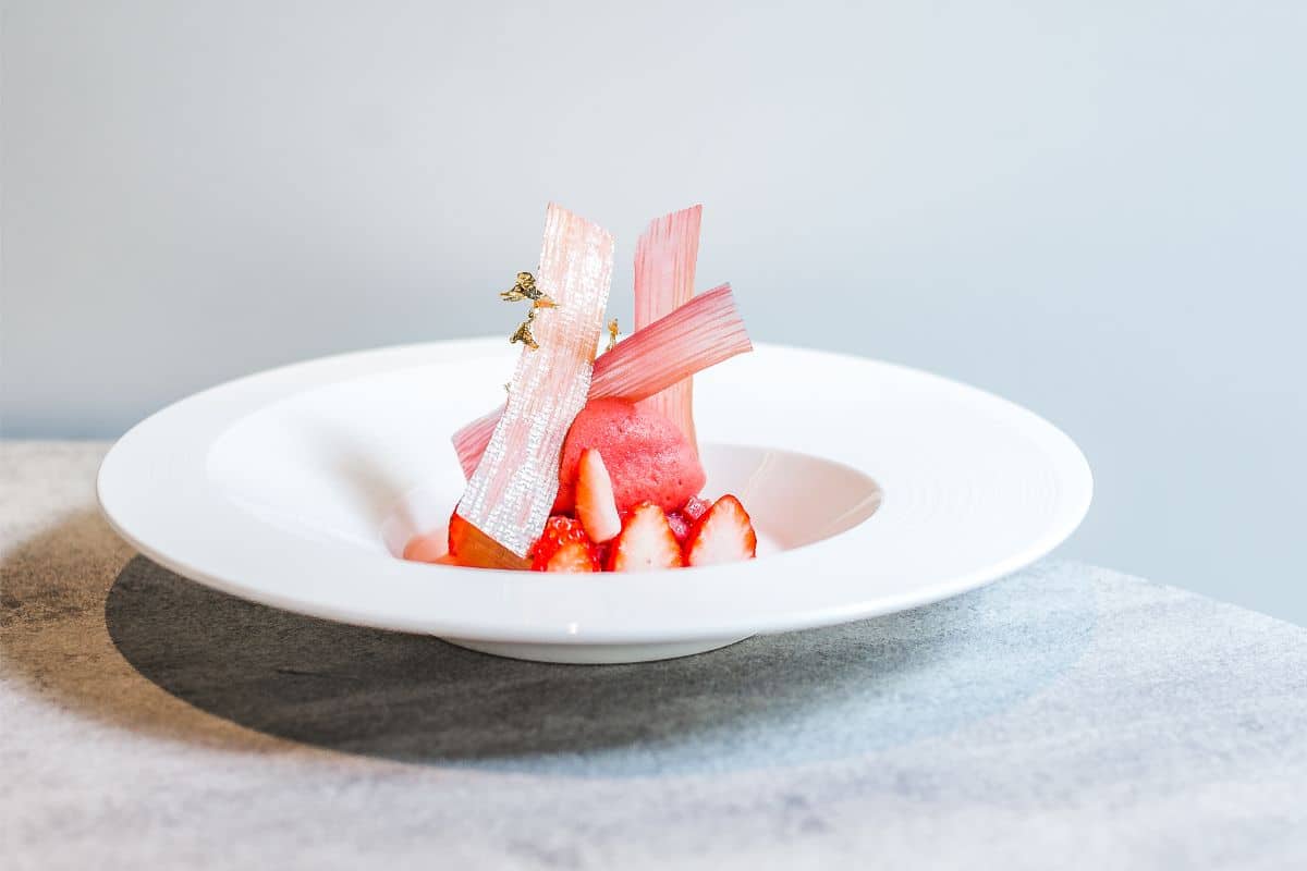 Sorbet à la rhubarbe