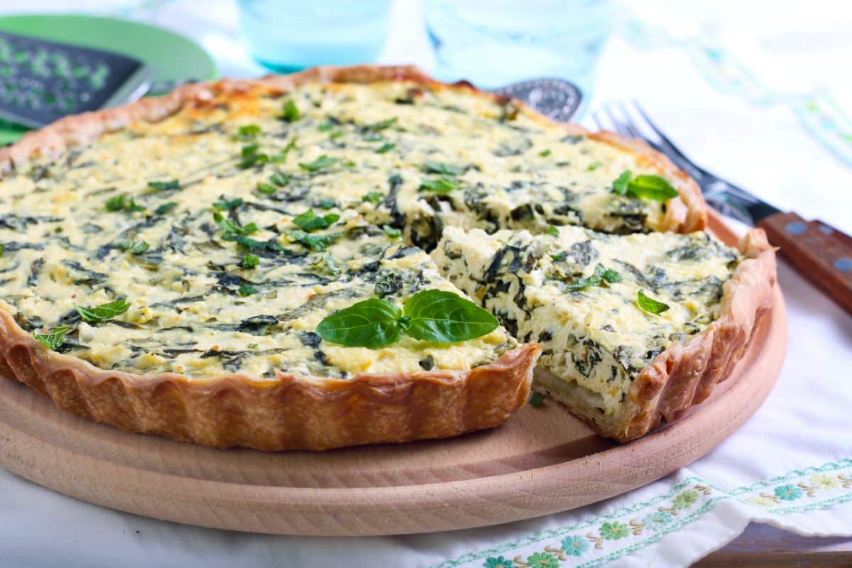 Tarte épinard et féta