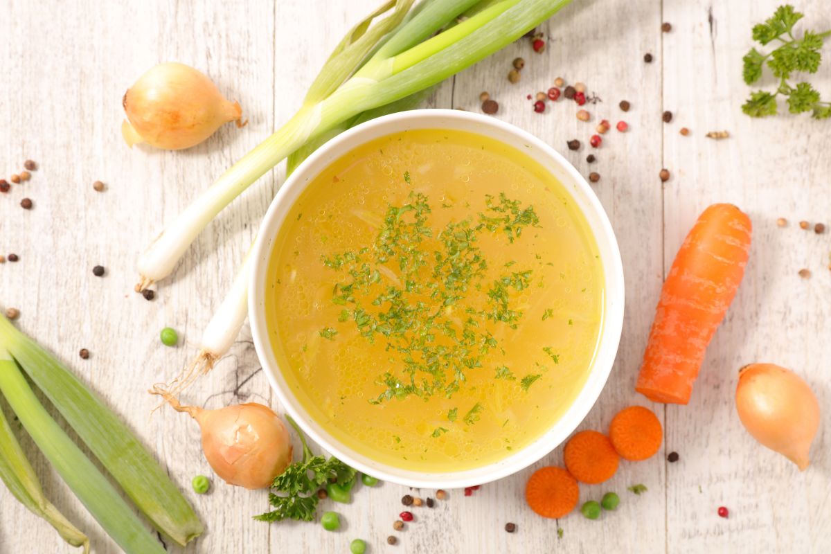 bouillon de légumes
