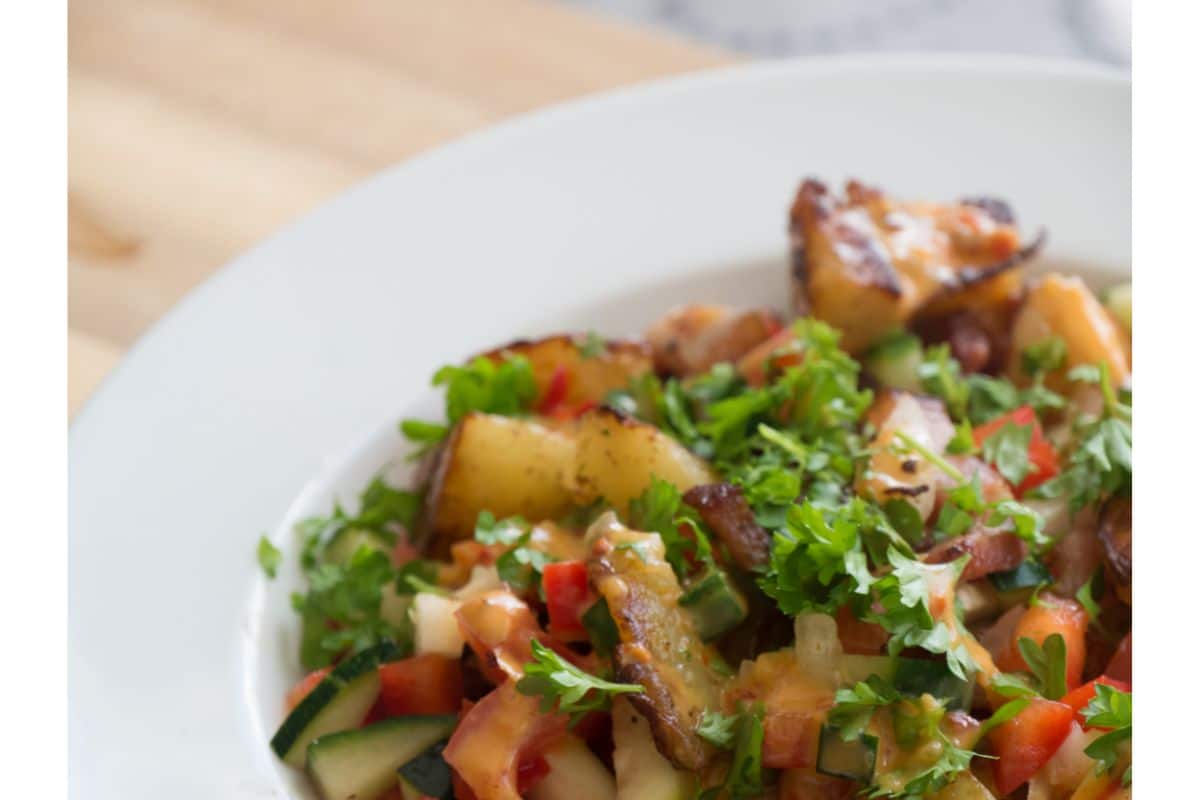 Salade de pomme de terre et