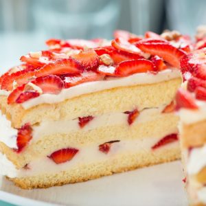 Shortcake aux fraises