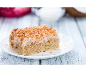 Gâteau renversé à la noix de coco