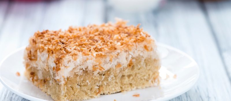 Gâteau renversé aux coconut